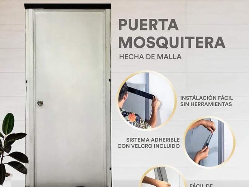 Puerta Mosquitera Hoja Completa en Mérida