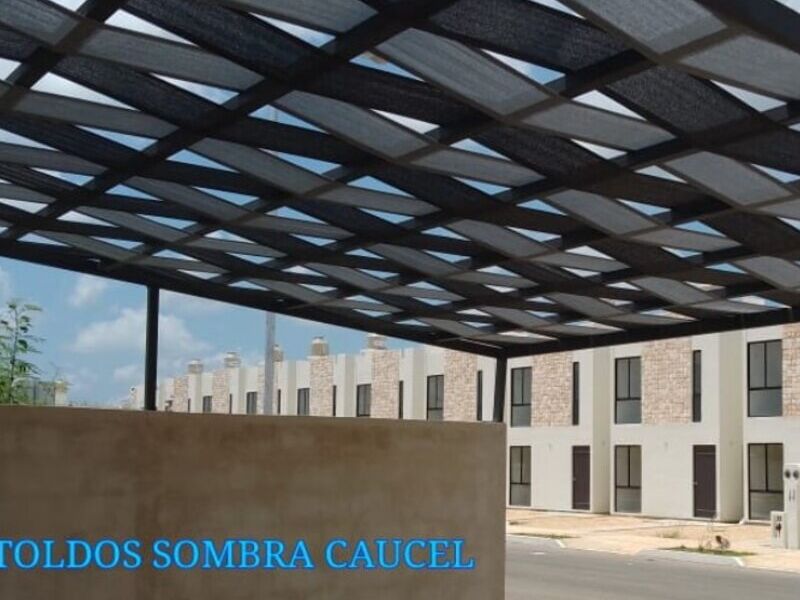 Pérgola de aluminio 2 en Mérida