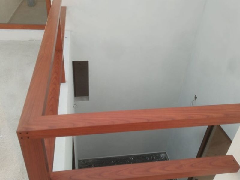 BARANDAL DE ALUMINIO NOGAL MORELOS