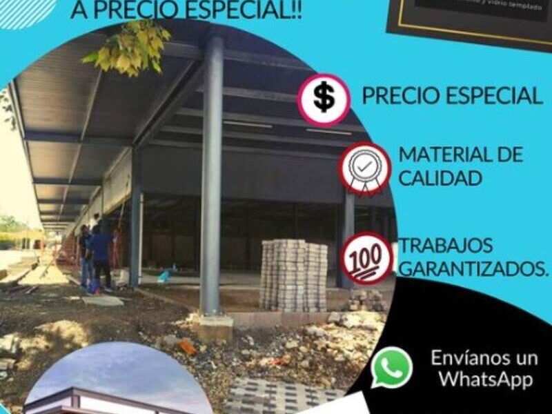 Canceleria en aluminio en Veracruz