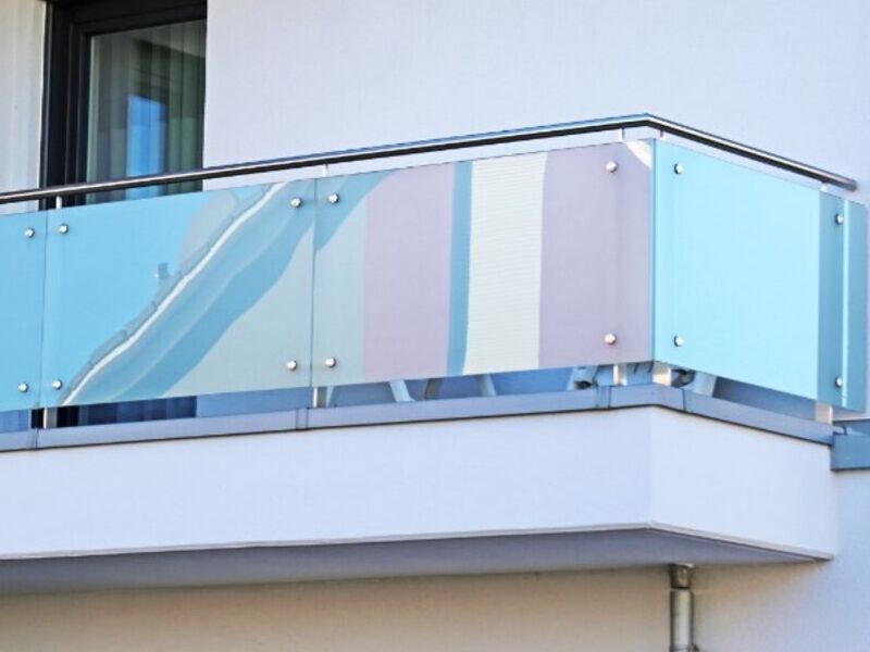 Barandal de vidrio templado en Villa Unión