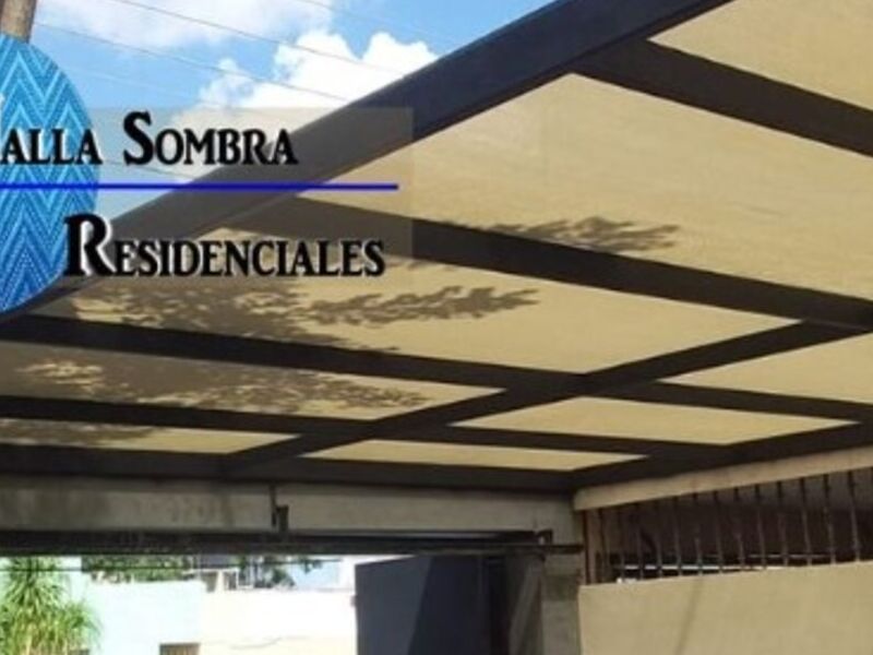 Pérgola de aluminio en Mérida