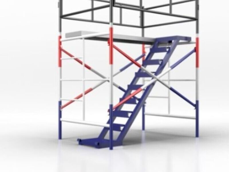Escalera interior andamio Mison en México