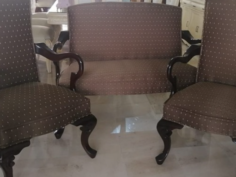 Sillones elegantes color café Celaya