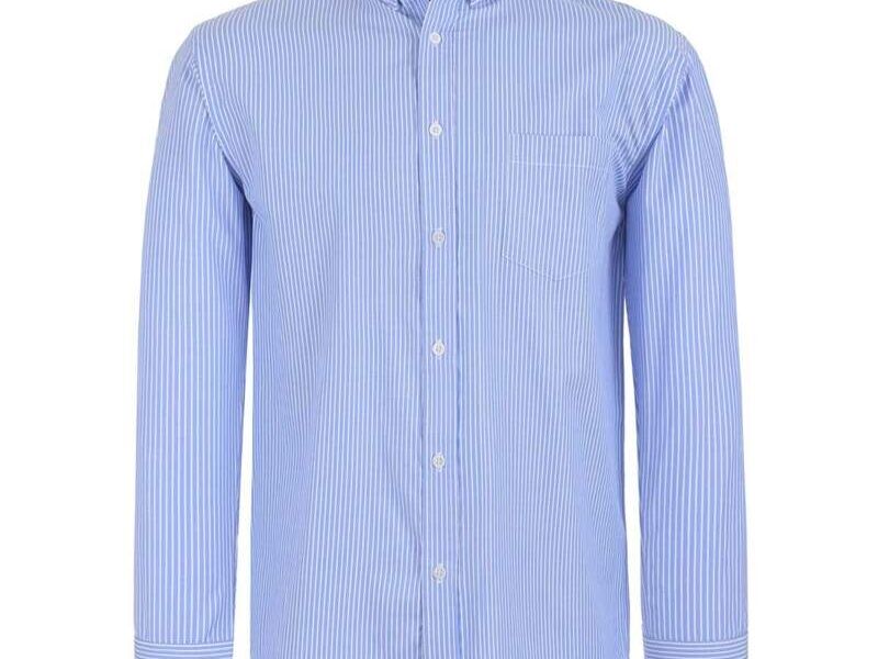 Camisa azul uniforme en CDMX