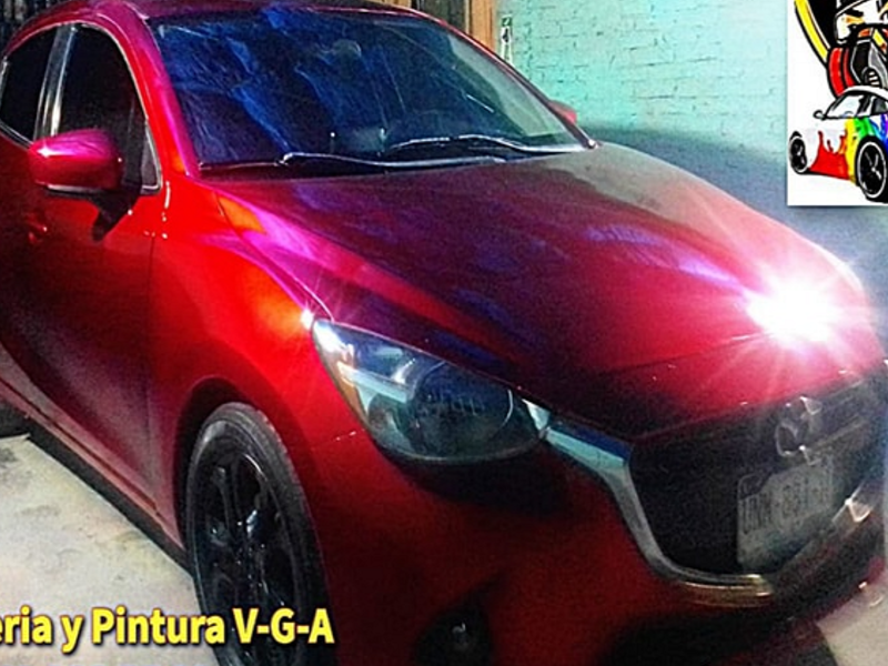 Pintura para carrocería color rojo Querétaro 