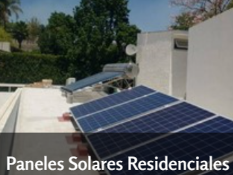 Panel solar residencial Ciudad de México