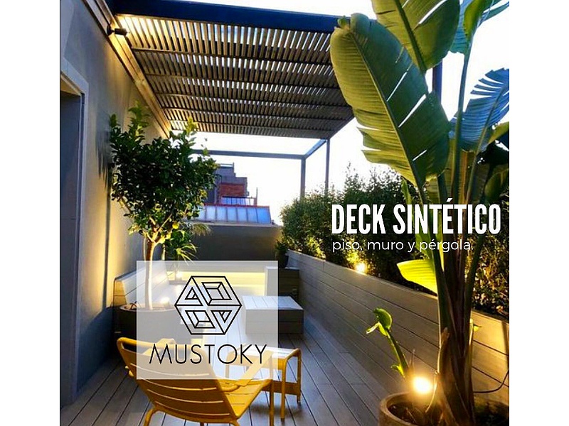 Deck Sintético aspecto maderoso, México