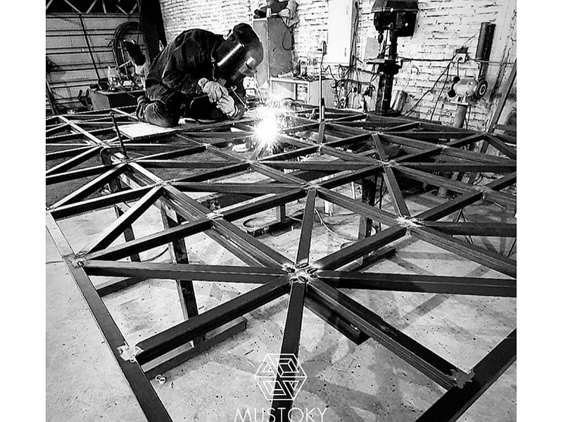 Fabricación de CELOSÍA CON CRISTAL, México
