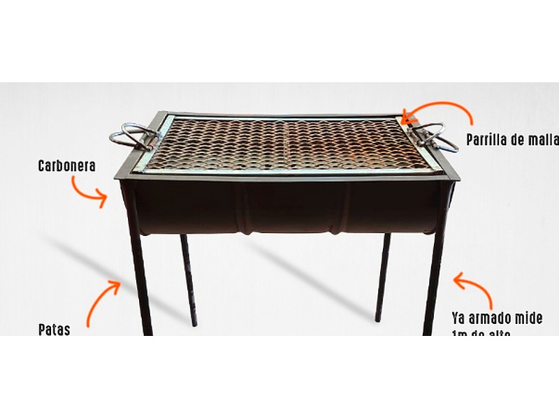 asador medio tambo Chihuahua GRUPO CENTAURO ALUMINIO