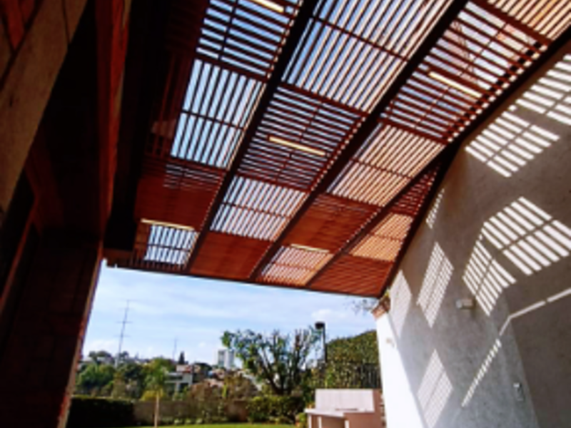 PÉRGOLA PARA PATIO NAUCALPAN 