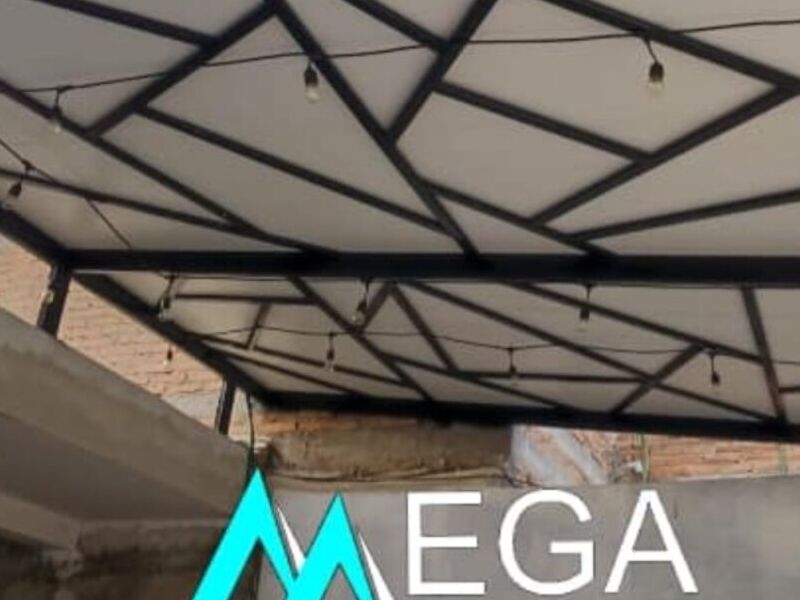 Pérgola de aluminio 6 en Durango