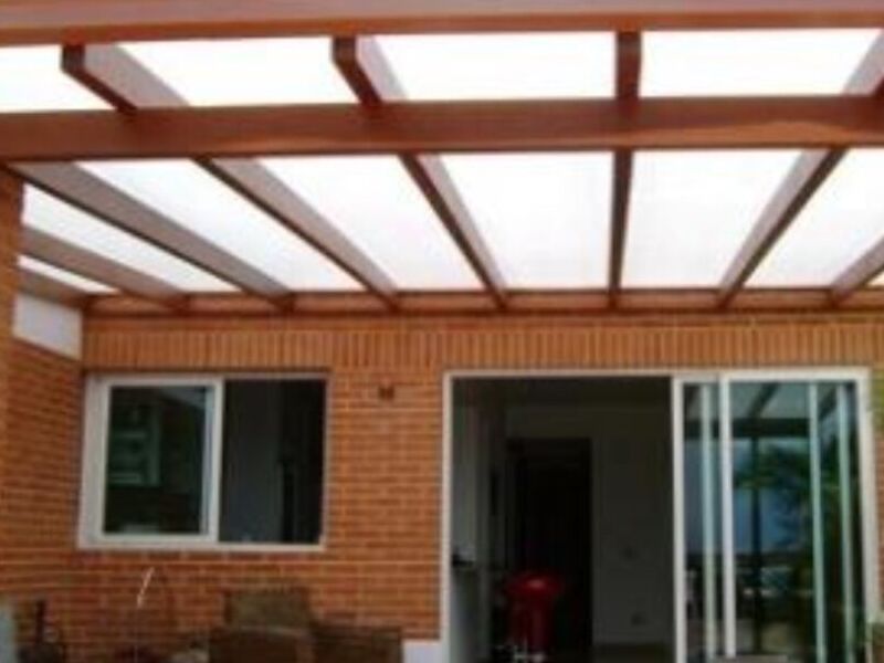 Pergola de aluminio en Durango