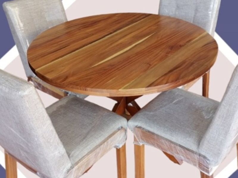 comedor redondo 4 sillas