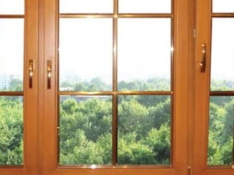 VENTANA DE ALUMINIO NOGAL EN GUERRERO