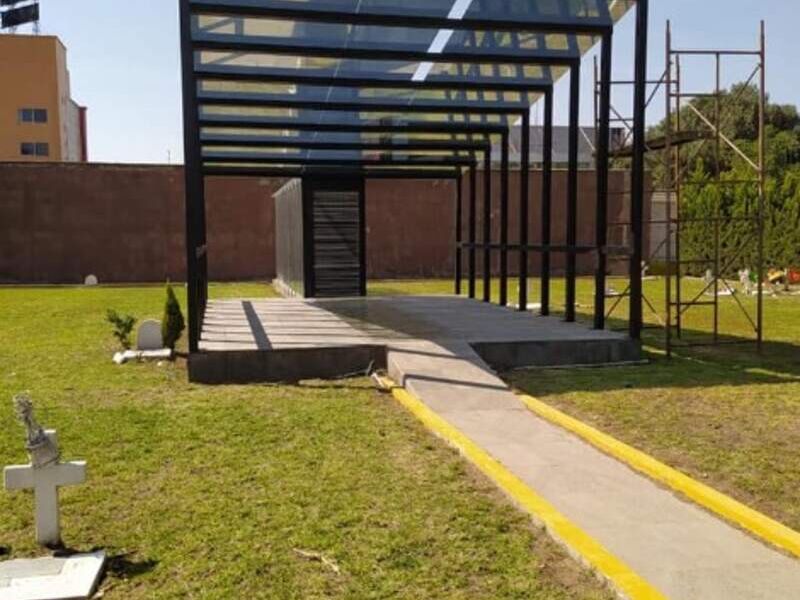 Pergola de aluminio en Veracruz