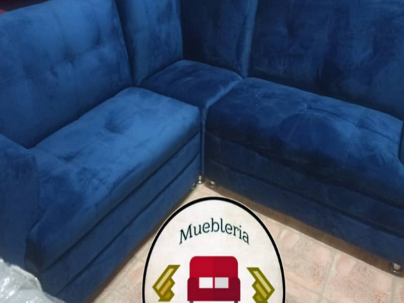 Muebles esquinero color azul fresnillo