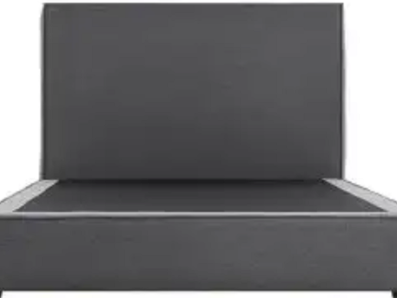 Cama de 2 plazas color gris oscuro Puebla