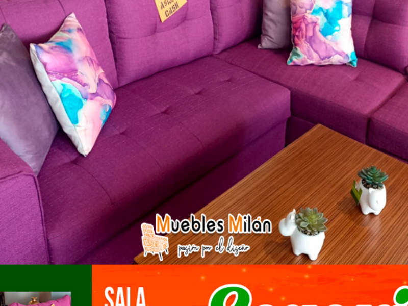 Muebles esquinero color fucsia Puebla