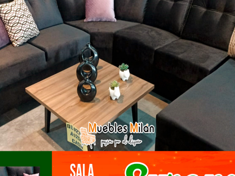 Muebles esquinero color café oscuro Puebla