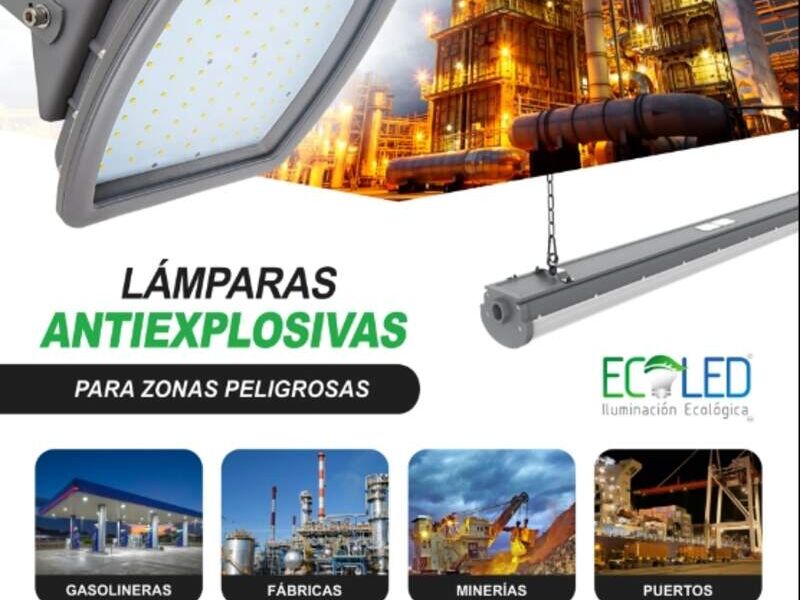 Reflector LED Luz verde – Ecoled Colombia