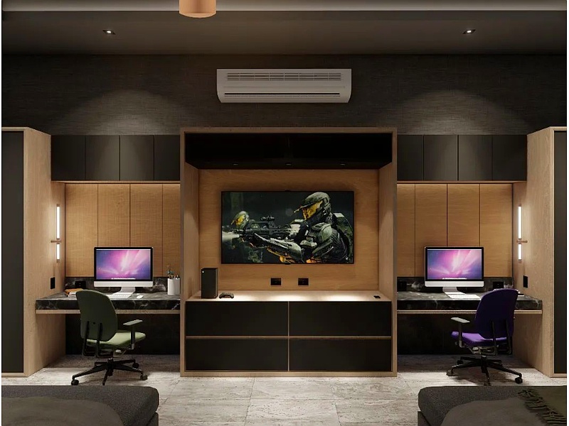 Mueble para TV y escritorios  para habitación infantil México