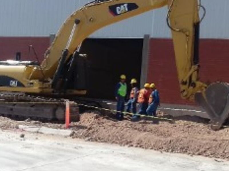 Excavadora en Sonora