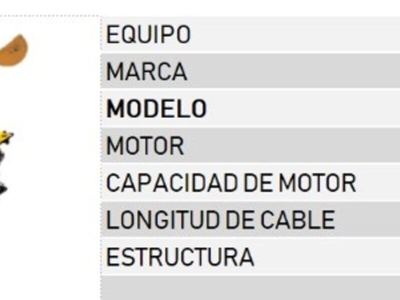 Malacate Maker MM-500 México