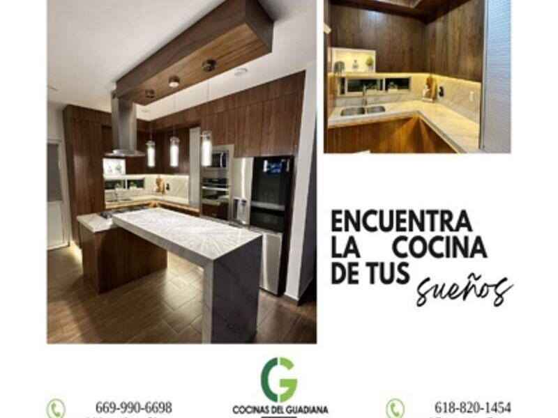 Cocina moderna con isla