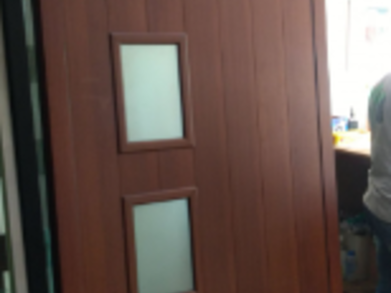 Puerta color nogal CDMX