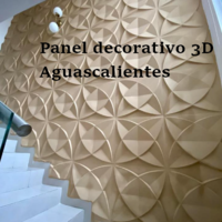 Panel decorativo 3D Aguascalientes