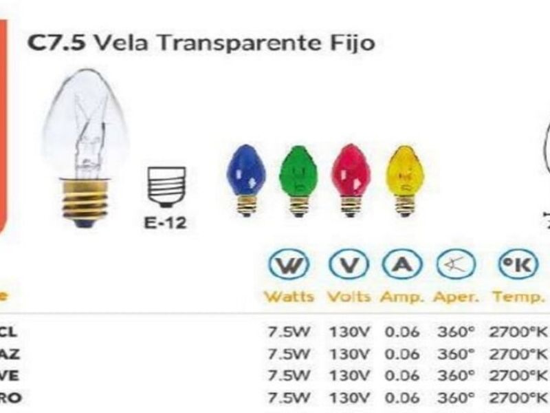 Foco Tipo Vela Mexico