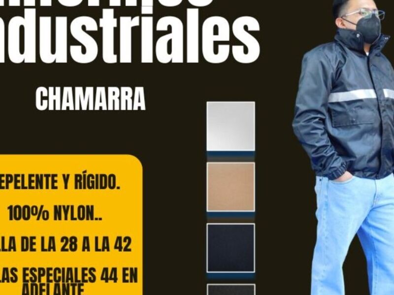 Chamarra industrial en CDMX