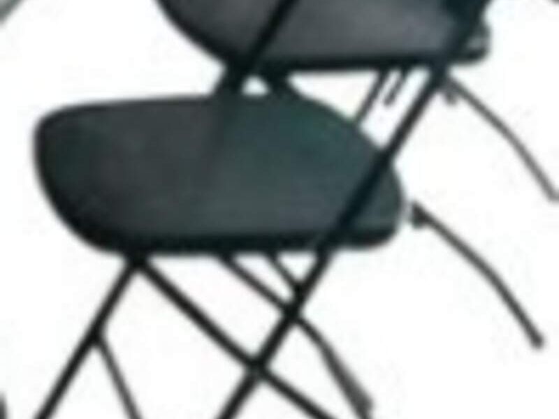 Silla plegable reforzada en plástico