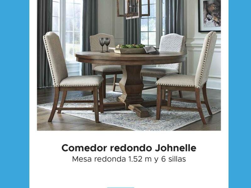 Comedor redondo Johnelle