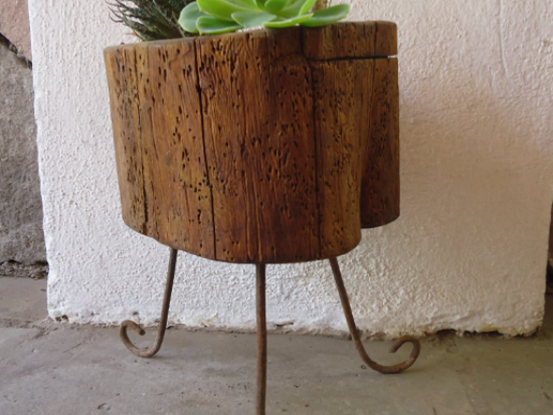 Macereta de madera clara Ixtacuixtla