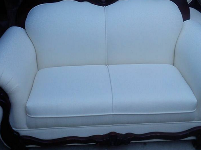 Sofa de 2 plazas color blanco Veracruz