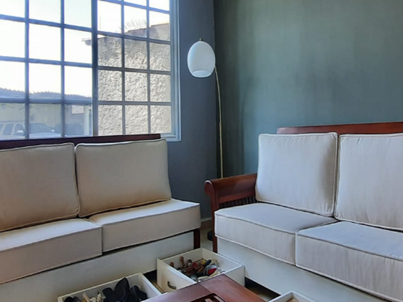 Juego de muebles café claro Veracruz