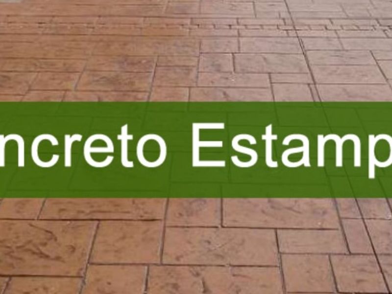 Concreto estampado E  en Tijuana