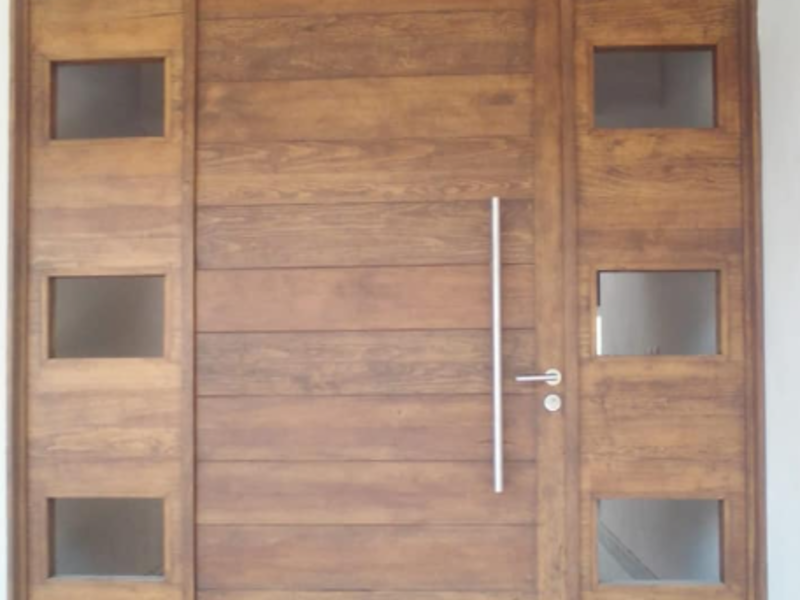 Puerta de madera sólida Cuautla Morelos