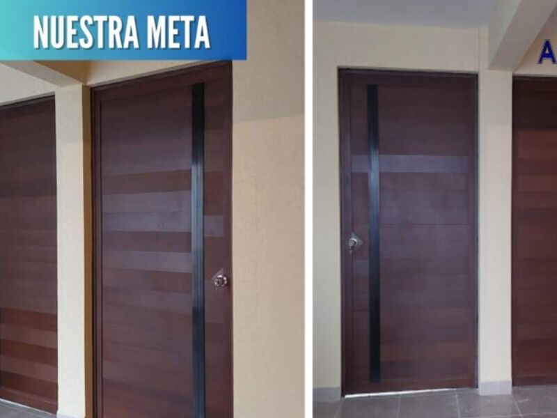 Puertas de aluminio Martínez de la Torre