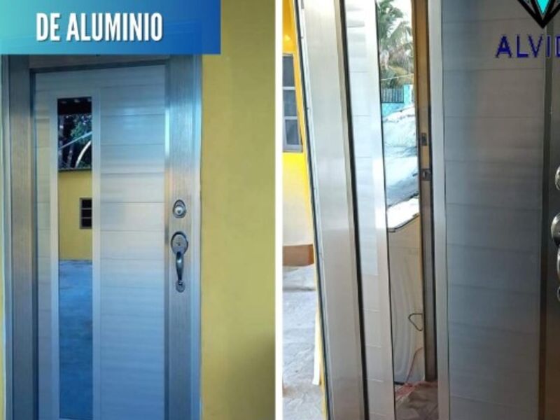 Puerta de aluminio en Veracruz