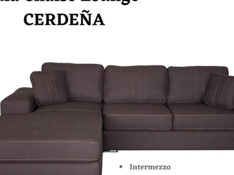 Sillones esquineros negro café Comonfort