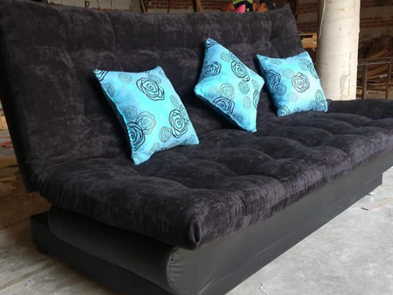 Sofa cama tono negro Tlapa Comonfort