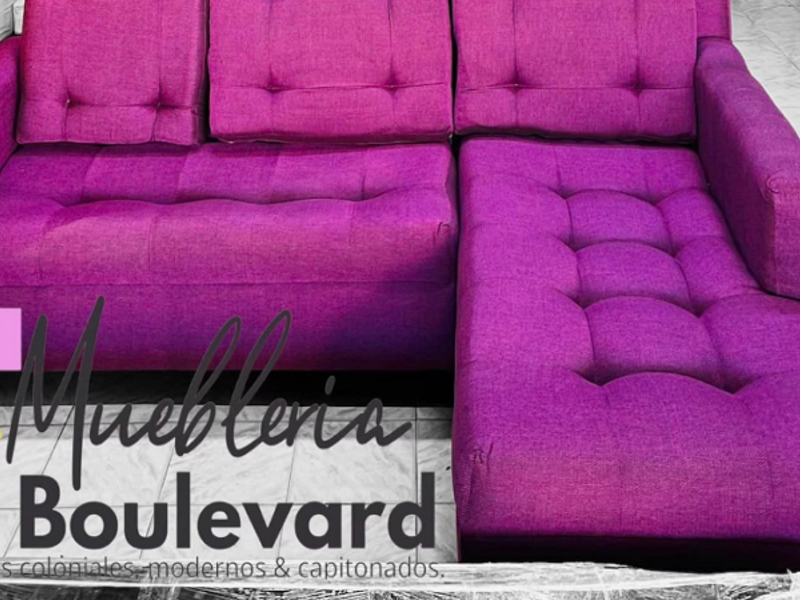 Muebles esquinero color fucsia Acapulco