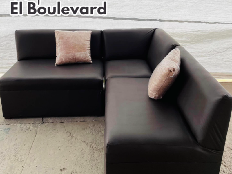Muebles esquinero color negro Acapulco