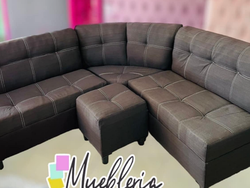 Muebles esquinero color café Acapulco