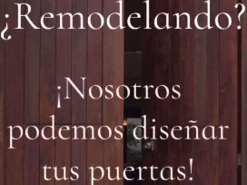 Puertas machiche merida