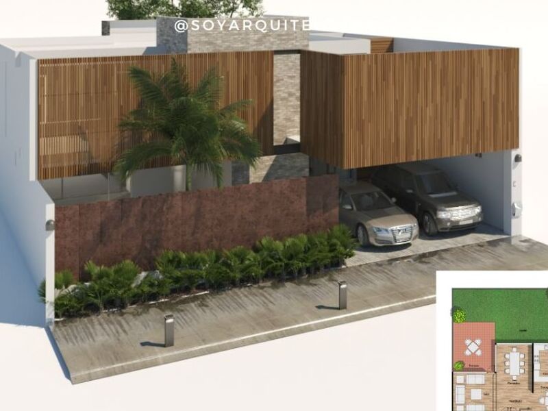 Diseño Exterior de Casa Puebla