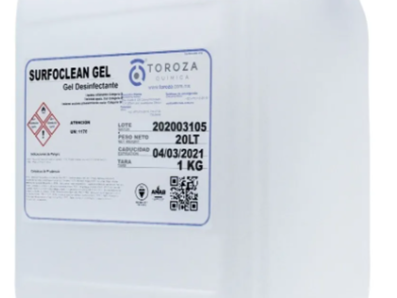 Gel Antibacterial al 70% Acohol Etílico 